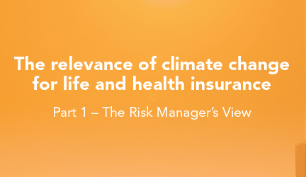 The relevance of climate change for life insurance