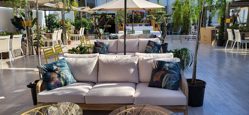 Photo of a SCOR Lounge sofa at the Rendez-Vous de Septembre 2024 event