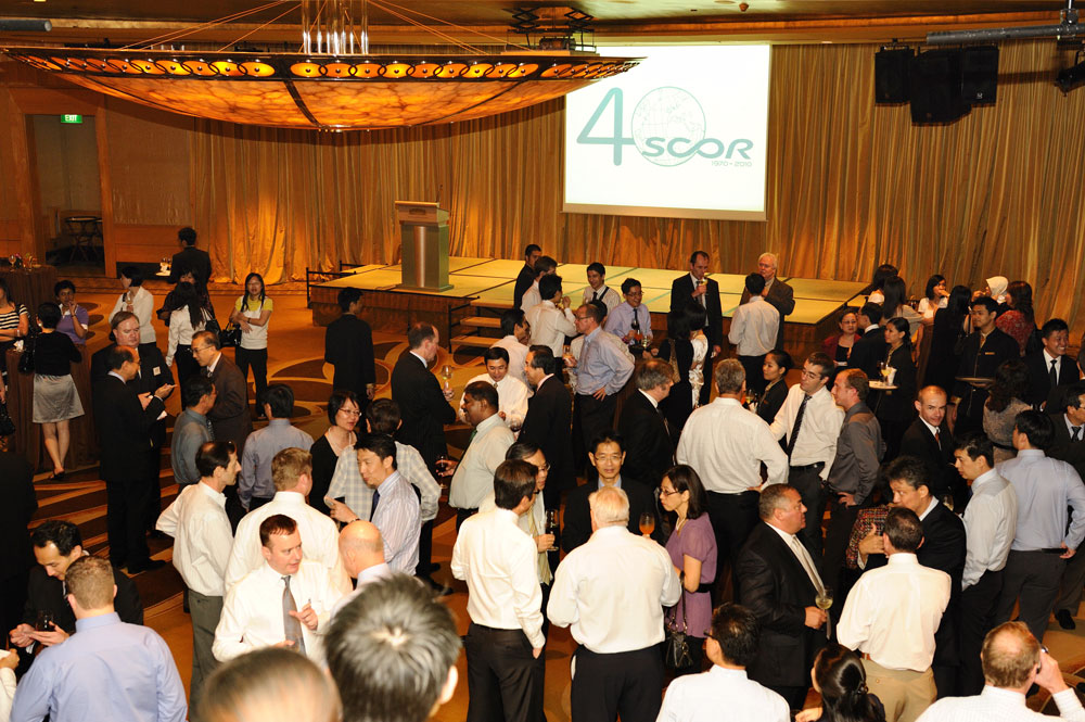 Eric Jenck attending client event for SCOR’s 40th anniversary in Singapore