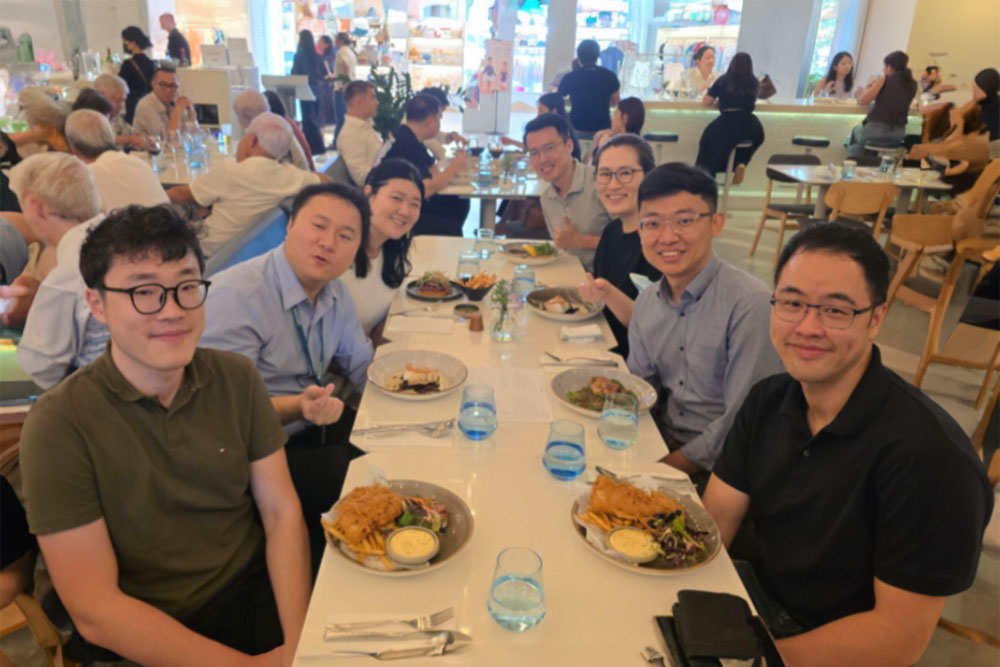 Justin Wong with the CFO team