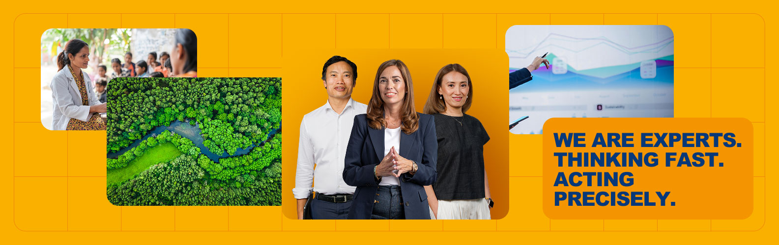 SCOR experts in actuarial science, risk management, tech and data transforming risks into decisions to strengthen resilience