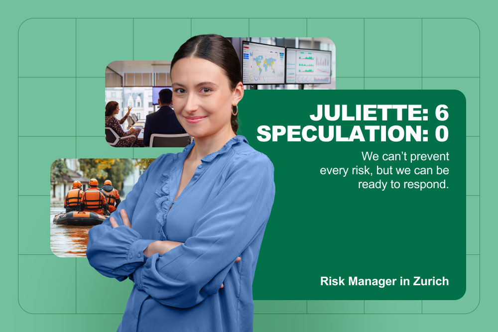 SCOR risk management expert mapping major risks to strengthen the Group's financial resilience