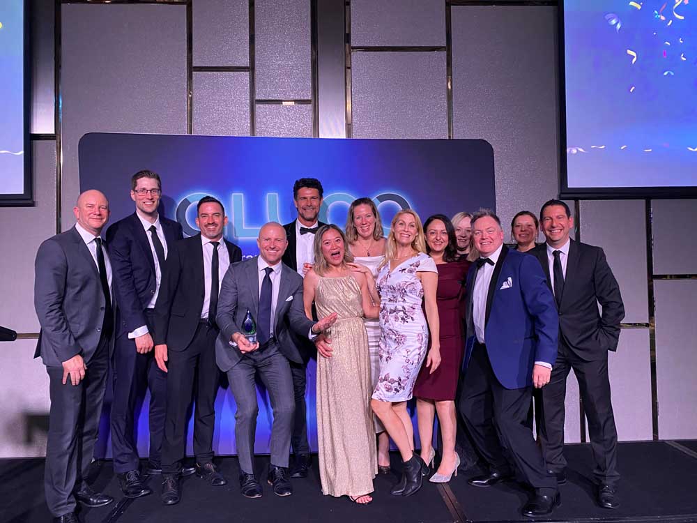 Paula and team at ALUCA event