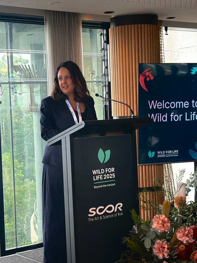 Paula at the 2025 SCOR Wild for Life event