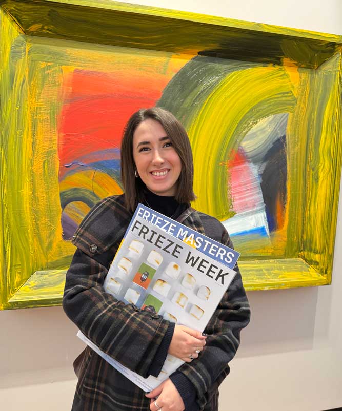 Olivia Hazell at Frieze Week