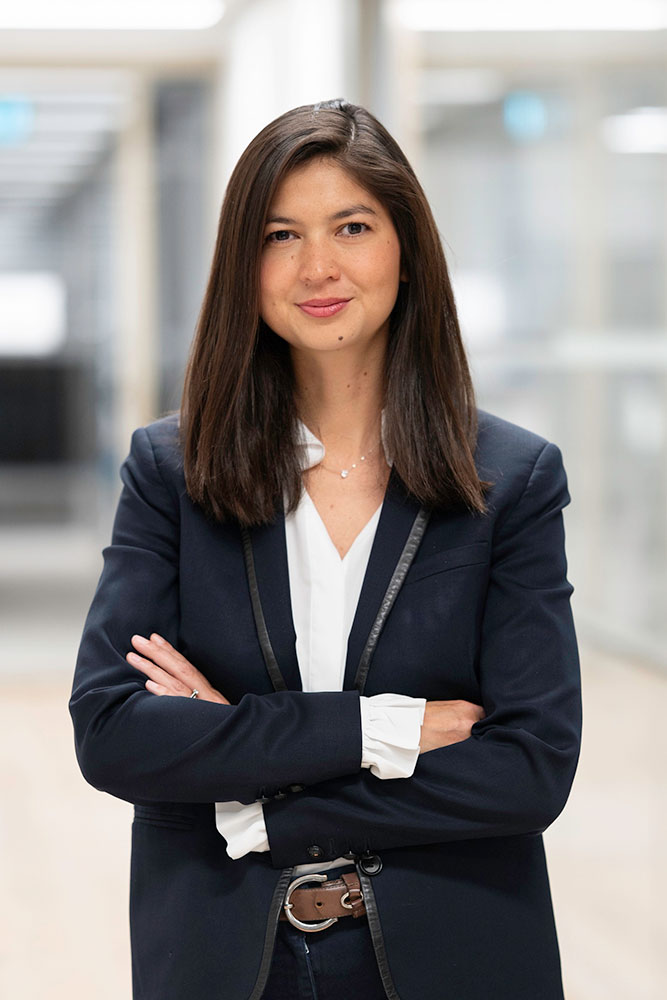 Headshot of Laure Forgeron, SCOR P&C Global Chief Underwriting Officer