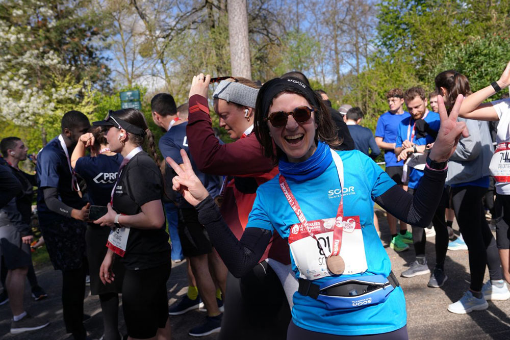 SCOR Voices Life at SCOR Foulées de l'Assurance article image with Tiziana Torri