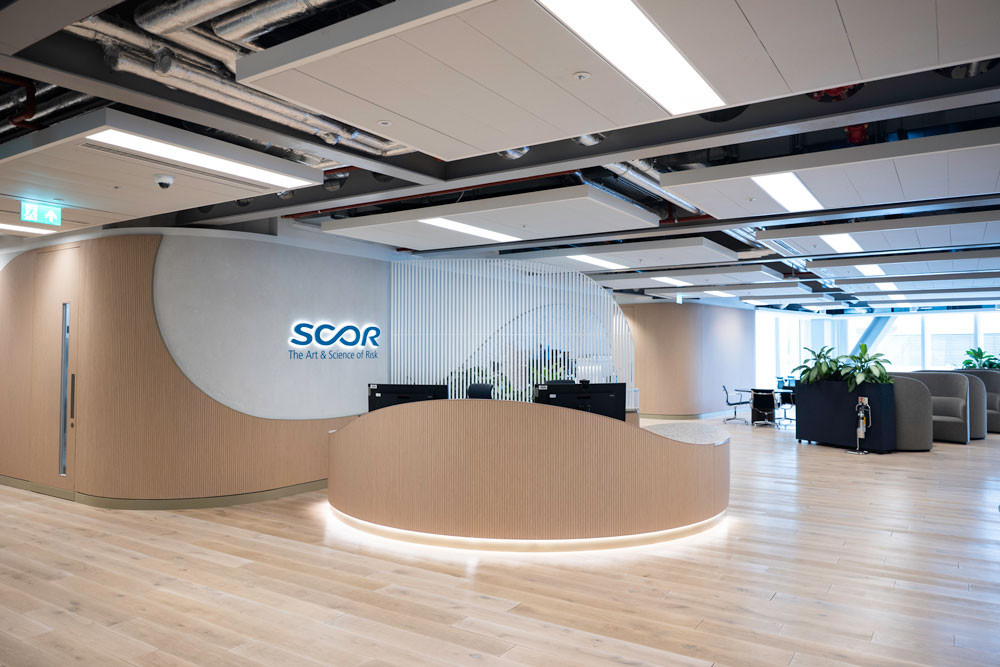 SCOR London Bishopgate office rooftop
