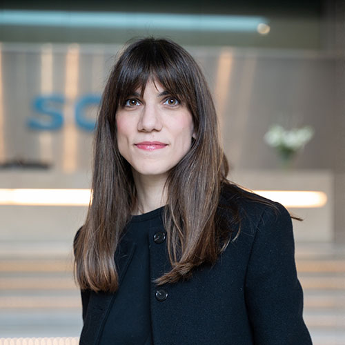 Photo portrait of Sofia Kyriakopoulou, Chief Data & Analytics Officer at SCOR
