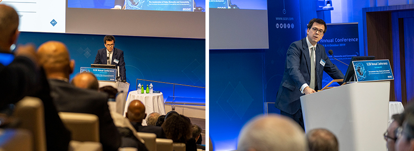 Laurent Rousseau, Deputy CEO of SCOR Global P&C, at the SCOR's 2019 Annual Conference