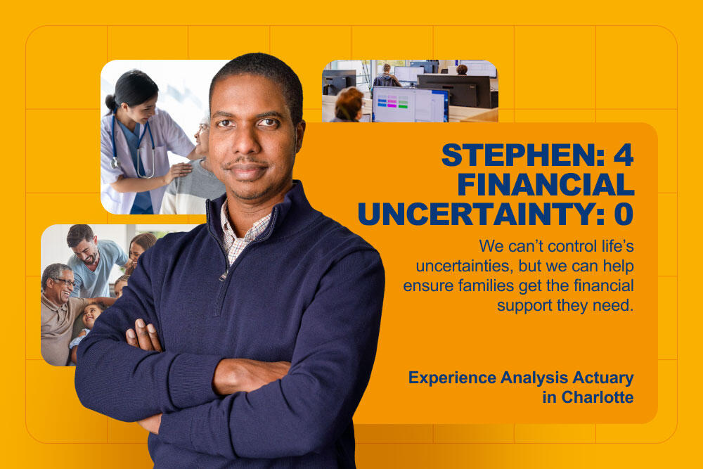 SCOR actuary analyzing mortality and health trends to strengthen financial protection for families