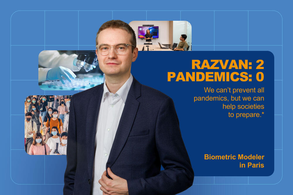 Expert SCOR en modélisation biométrique développant des modèles pour anticiper l’émergence et l’impact des pandémies