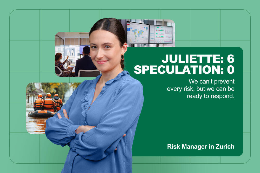 SCOR risk management expert mapping major risks to strengthen the Group's financial resilience