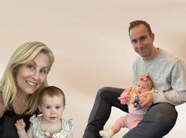 SCOR Voices Life at SCOR May 2026 article about Care in Action teaser image with Chrystelle Martin and Mark Sissons and their daughters