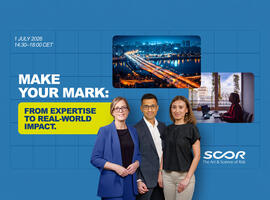 SCOR Voices Life At SCOR Employer Brand Conference teaser image with Aideen Cleary, Vineet Vinkat and Yvonne Tay