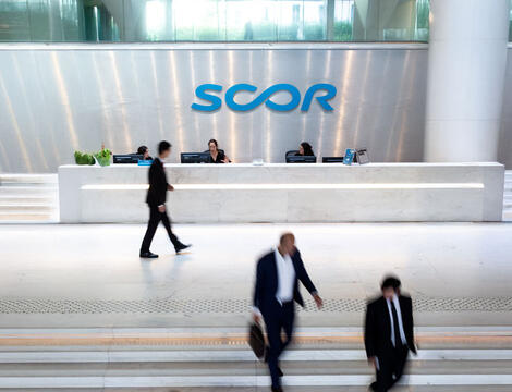 Entrance hall of SCOR Paris Kléber office
