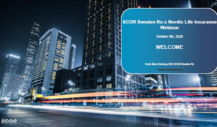 SCOR Sweden Re's Nordic Life Insurance Webinar
