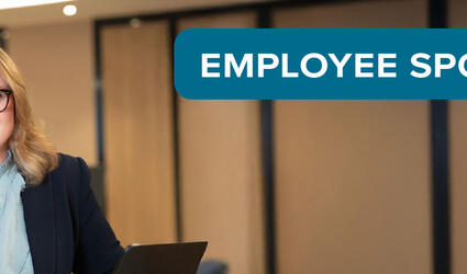 SCOR Employee Spotlight Careers Blog article header image with Claire McDonald, SCOR Business Solutions CEO