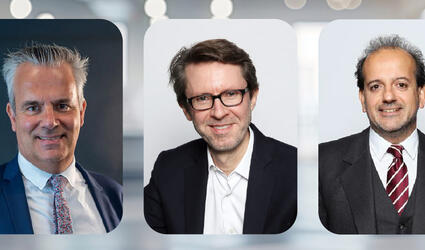 September 2025 SCOR Careers Blog header image with Daniel Duesterhaus, Eric Le Mercier and Marc Buker