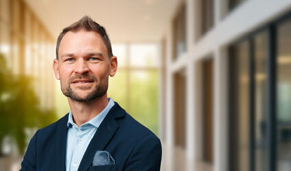 Header image of October 2025 SCOR Careers Blog Career Compass article about digital transformation with David Suetterle,Chief Digital and Transformation Officer and SCOR Digital Solutions CEO