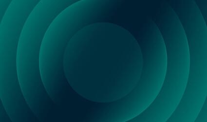Abstract blue and green circles