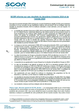 2024_07_SCOR Press Release 10 - SCOR informe sur ses résultats du deuxième trimestre 2024 et de l’année 2024_cover