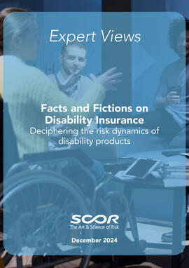 Cover of 202412 SCOR L&H Expert View on facts and fictions on disability insurance