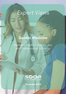 Cover of L&H expert view on Gender Medecine with an African American patient explaining issues to Asian doctor using tablet 