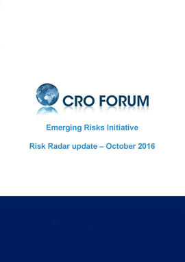 2016 CRO Forum Risk Radar presentation
