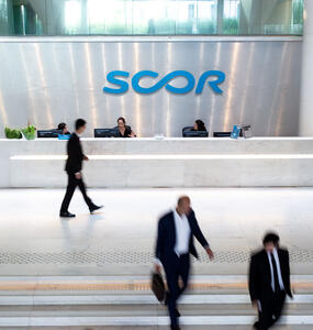 Entrance hall of SCOR Paris Kléber office