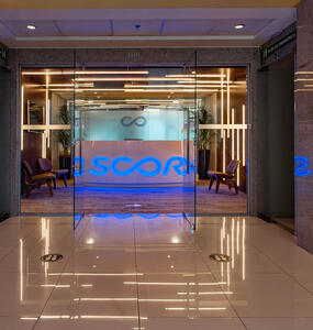 Entrance hall of SCOR office in Rio de Janeiro, Brasil