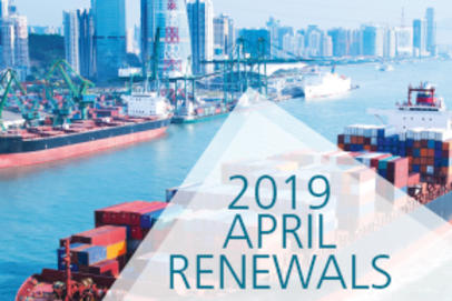 Desktop visual for April 2019 P&C Renewal Results