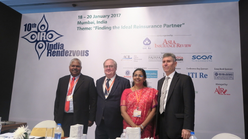 Denis Kessler gives Global Keynote Industry Address at the 10th India Rendezvous